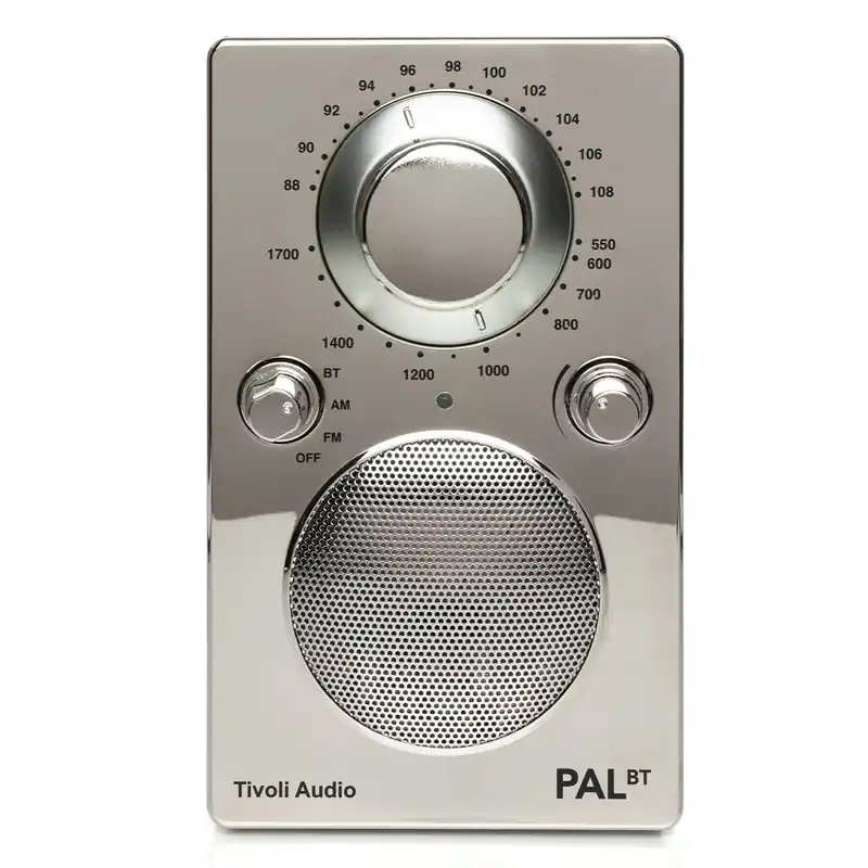 Top Rated Tivoli Audio PAL BT Bluetooth AM/FM Portable Radio & Speaker (Chrome)