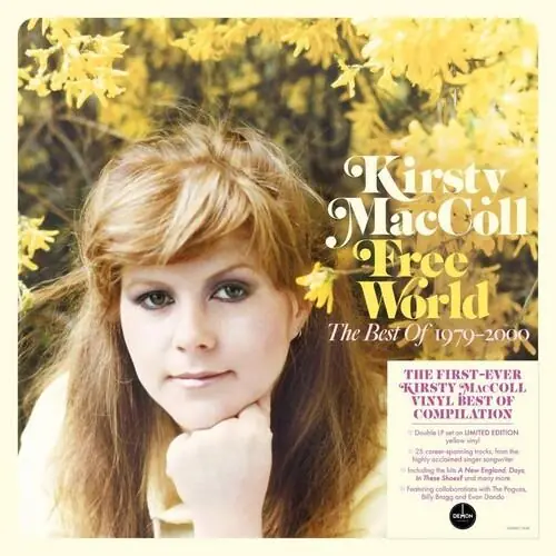 Free Delivery Free World: The Best Of Kirsty Maccoll 1979-2000 - 140-Gram Yellow Colored Vinyl - Vinyl LP 140 Gram (Yellow)