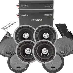 Bulk Order Kenwood Excelon P-HD4UT Speaker Amplifier Kit for Harley