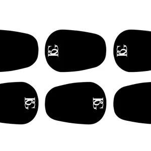 Bargain BG A10L Mouthpiece Patch - Black Large Soft 0.8 mm thick