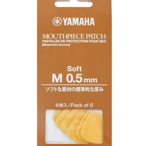 Authentic Yamaha Mouthpiece Patch - Medium 0.5 mm Soft Type - Pack of 6