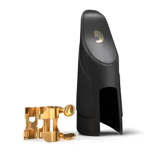Low Price Rico Soprano Saxophone HSS1G H Ligature and Cap Set - Gold Plated
