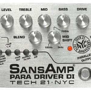 Tech 21 SansAmp Para Driver 20th Anniversary Effects Pedal Deal
