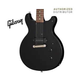 Affordable GIBSON LES PAUL JUNIOR DOUBLE CUT ELECTRIC GUITAR - EBONY