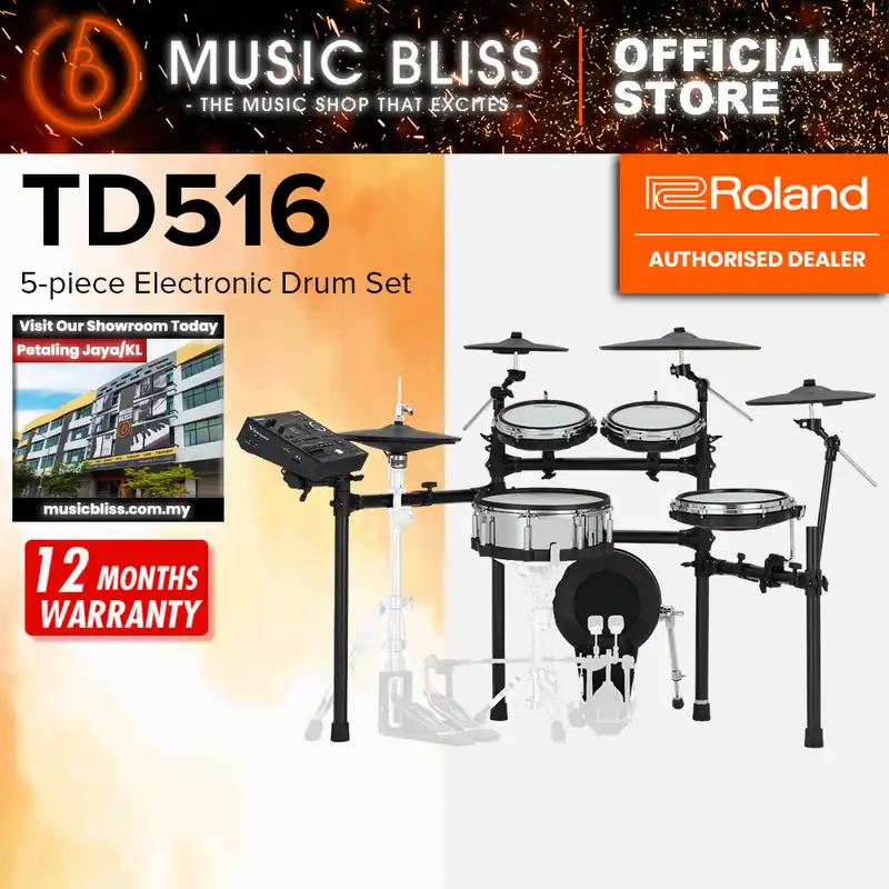 Roland V-Drums TD516 Electronic Drum Set - DRUM KIT (ONLY) Premium