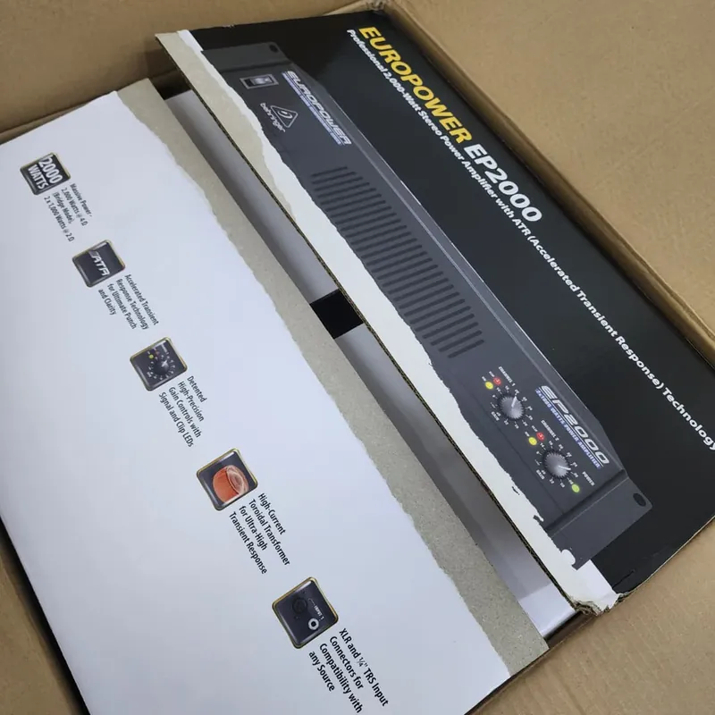 B STOCK (BS-539) Behringer Europower EP2000 2-channel Power Amplifier Hot Deal