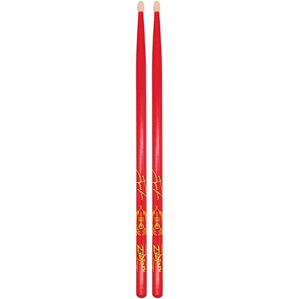 Limited Offer Zildjian Josh Dun Artist Series Drumsticks - Clancy Red
