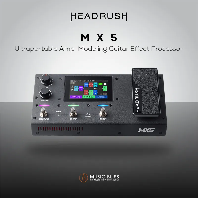 Latest HeadRush MX5 Amp Modeling Guitar Effect Processor
