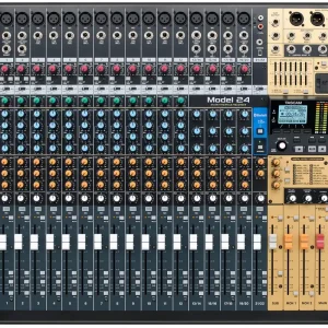 TASCAM Model 24 24-Track Live Recorder & Mixing Console With Audio Interface Professional Grade