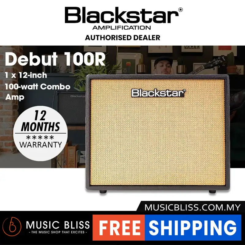 Blackstar Debut 100R 1x12" 100-watt Combo Amp - Black Direct From Manufacturer