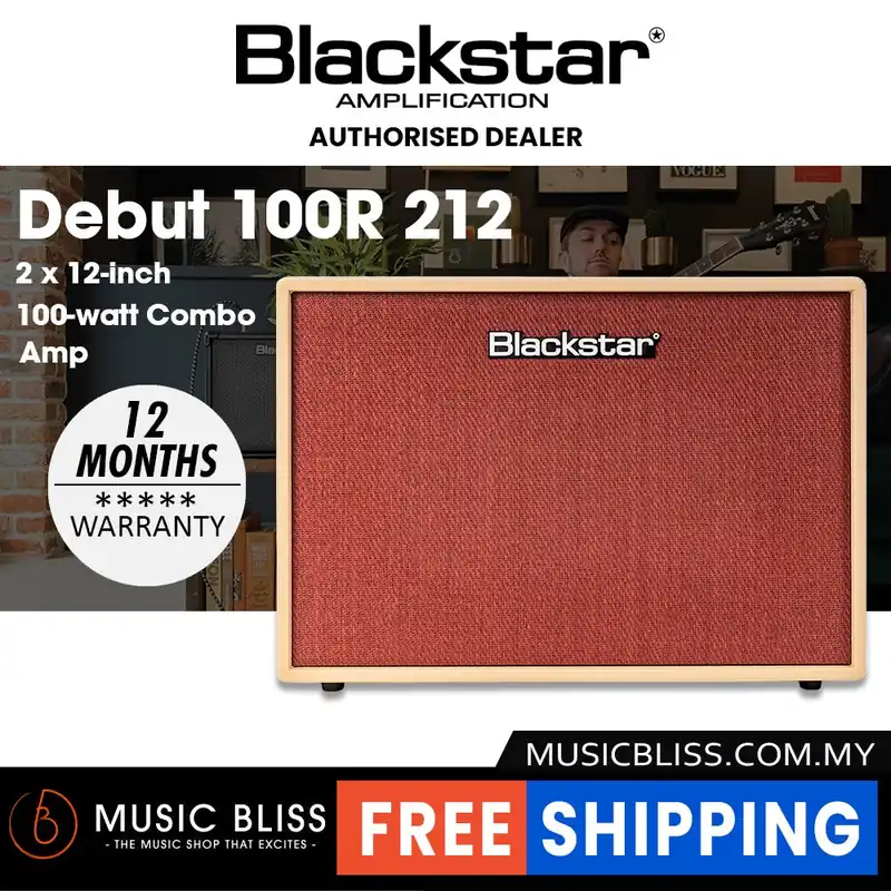 Blackstar Debut 100R 2x12" 100-watt Combo Amp - Cream Fresh Stock