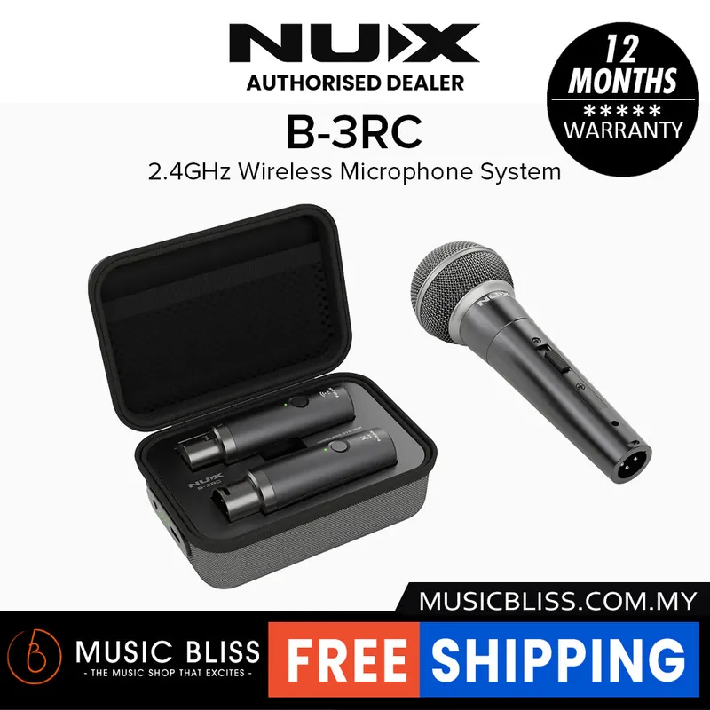 NUX B-3RC 2.4GHz Wireless Microphone System Discount