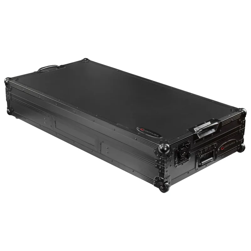 Cheap ODYSSEY FZDJMA9CDJWBL Black Label DJ Coffin Flight Case with Wheels for DJM-A9 and CDJ-3000 or Similar Size Gear