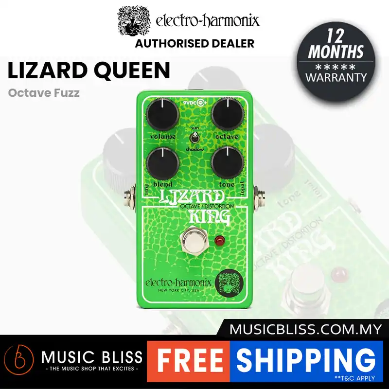 Electro Harmonix Lizard King Octave Fuzz Pedal Money Back Guarantee
