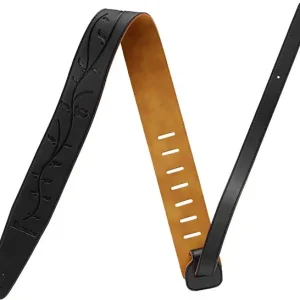 Fresh Stock Ibanez GSTL60 Synthetic Leather Strap - Black