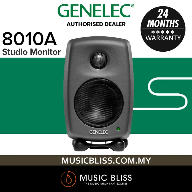 Special Offer Genelec 8010A 3" 2-Way 50W Active Studio Monitor - Dark Grey