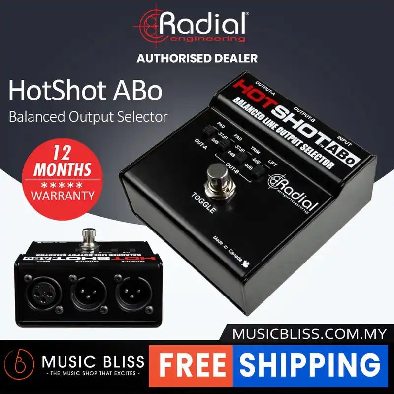 Save Now Radial Engineering HotShot ABo Balanced Output Selector