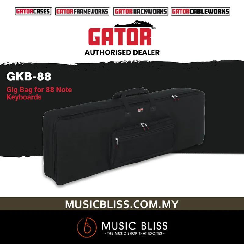 Must Have Gator GKB-88 Padded Keyboard Gig Bag