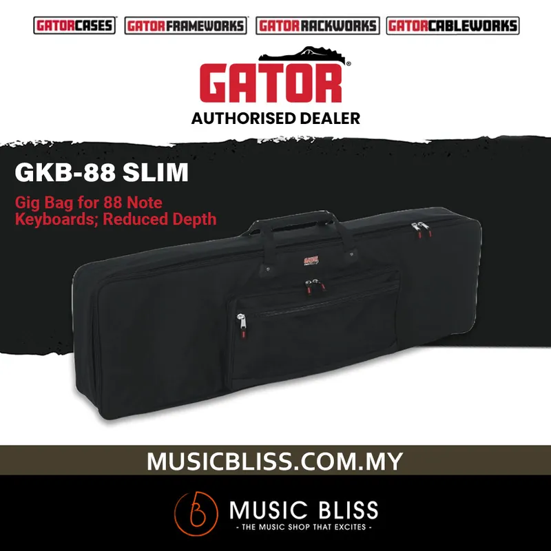Editor’s Pick Gator GKB-88 SLIM Keyboard Gig Bag