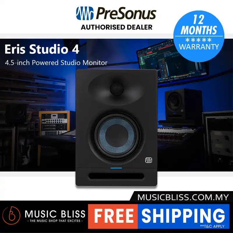 PreSonus Eris Studio 4 4.5-inch Powered Studio Monitor Weekend Sale