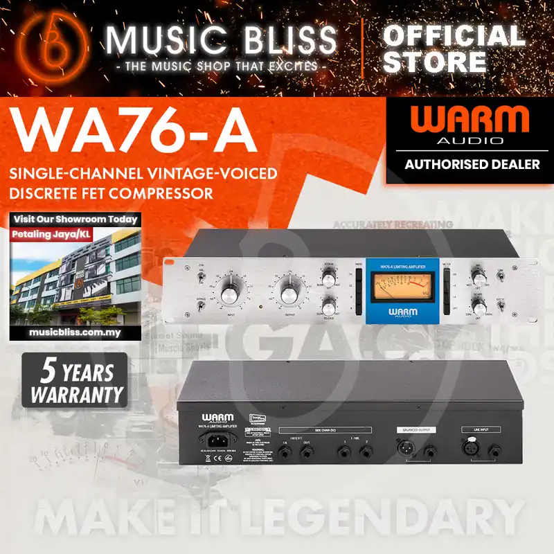 Warm Audio WA76-A Vintage-voiced Discrete FET Compressor Limited Offer