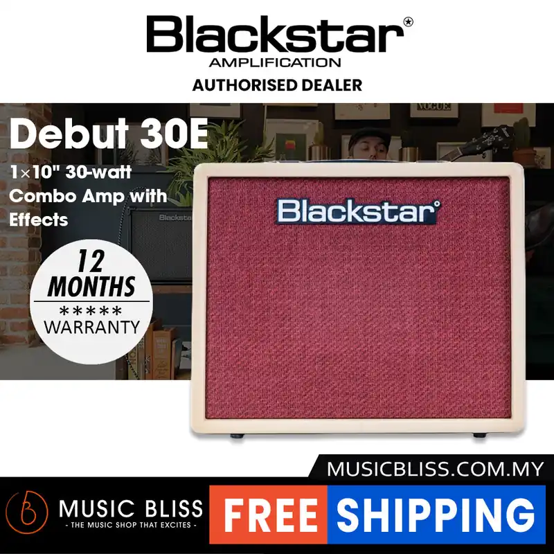 Blackstar Debut 30E 1×10" 30-watt Combo Amp with Effects - Cream Big Sale
