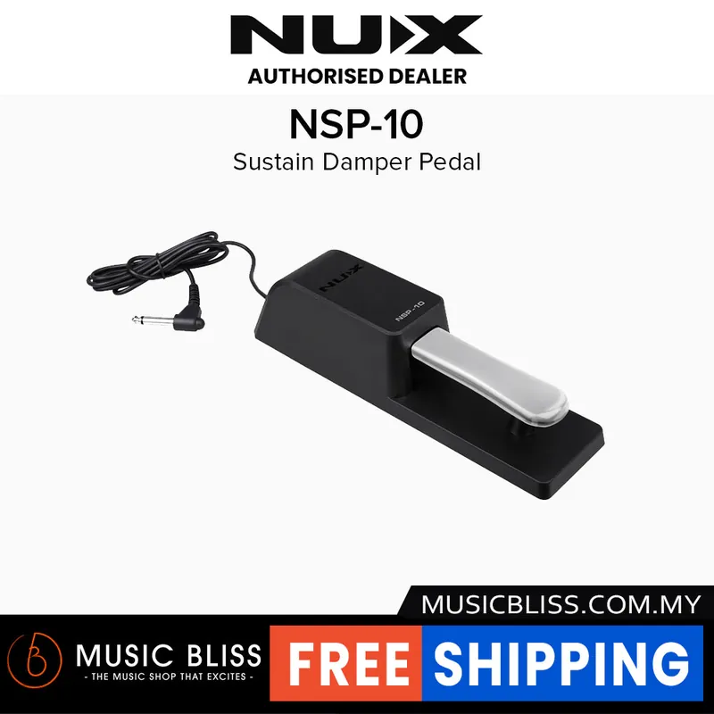 Final Sale NUX NSP-10 Sustain Damper Pedal for Digital Piano and Keyboard