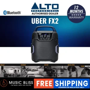 Alto UBER FX2 Portable Battery-Powered 200W Speaker with 320 Degree Sound One Day Deal