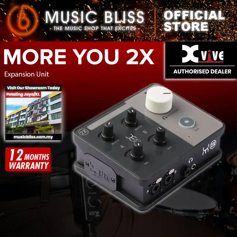 Xvive More You 2X Expansion Unit for the More You HUB Audio Interface & Personal Monitoring System No Minimum Order