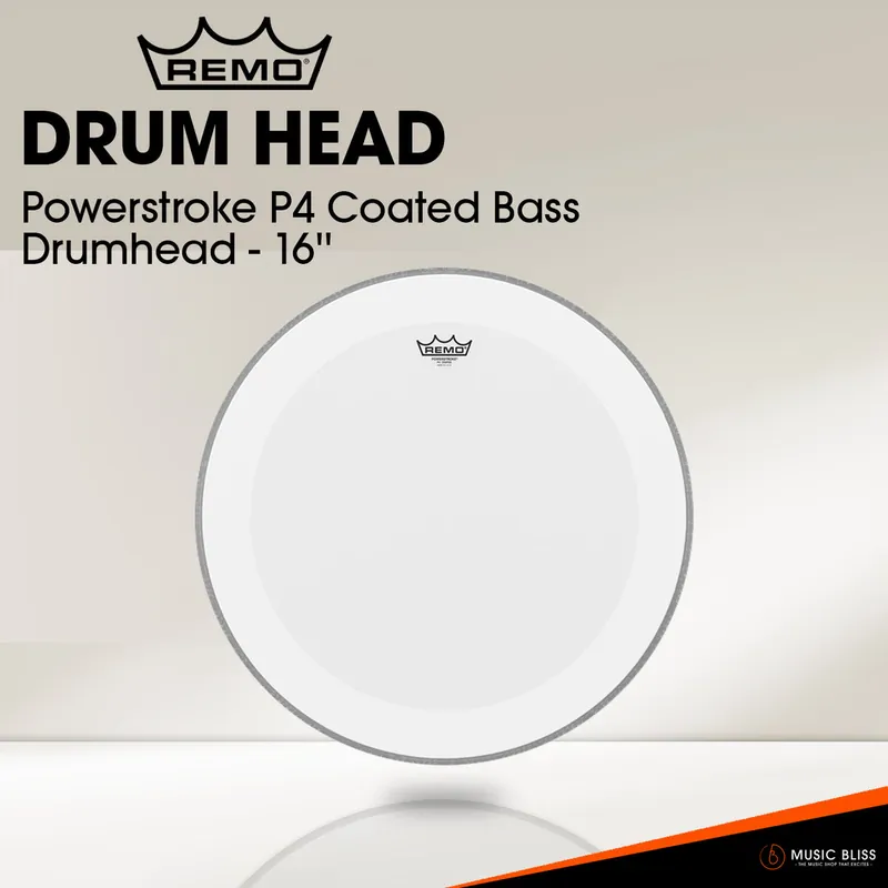 Remo Powerstroke P4 Coated Bass Drumhead - 16'' Hot Deal