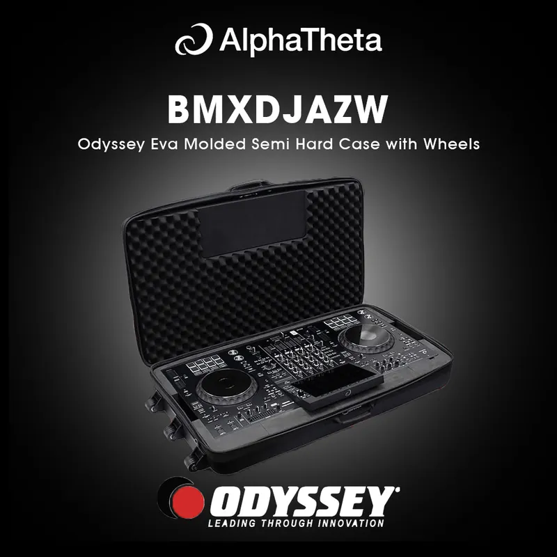 Seasonal Sale ODYSSEY BMXDJAZW DJ Controller Bag with Wheels for XDJ-AZ