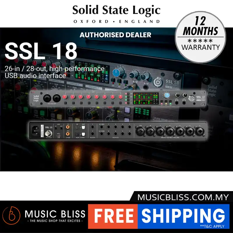 Hot Picks Solid State Logic SSL 18 USB Audio Interface