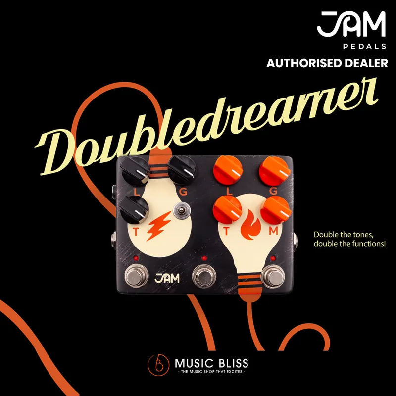 JAM Pedals Double Dreamer Dual Overdrive Pedal Fast Shipping
