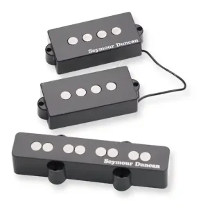 Fan Favorite Seymour Duncan Quarter Pound P-J Bass Set - Black (Free In-Store Installation)