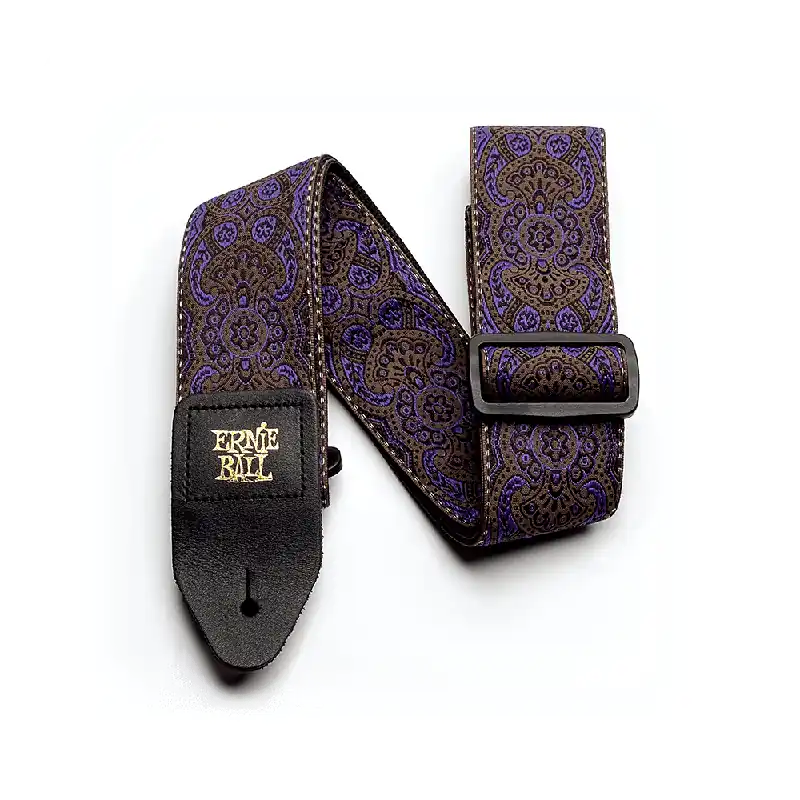 Ernie Ball 4164 Jacquard Guitar Strap - Purple Paisley Best Seller
