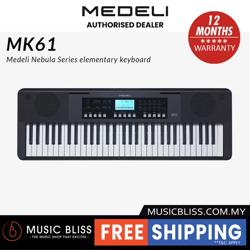 Medeli MK61 61-Keys Educational Series Portable Keyboard High Quality