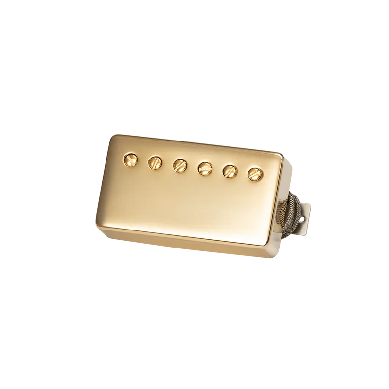 GIBSON ACCESSORIES CUSTOMBUCKER PLUS HUMBUCKER NECK/BRIDGE PICKUP - GOLD Exclusive