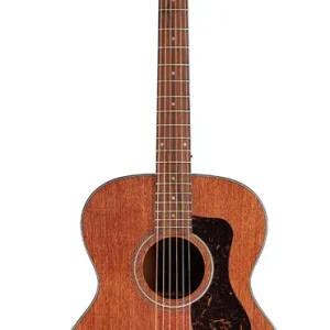Guild OM-320 Acoustic Guitar - Solid Mahogany Top, Mahogany Back & Sides - Natural Secure Checkout