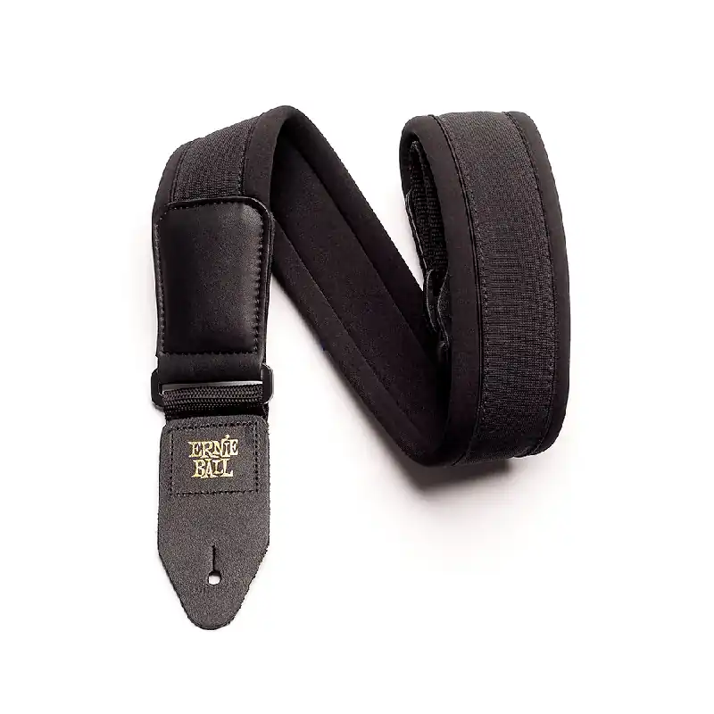 Ernie Ball 4144 Neoprene Comfort Guitar Strap - Black Same Day Shipping