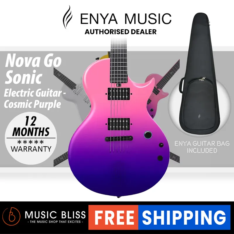 Enya Nova Go Sonic Electric Guitar - Cosmic Purple Clearance