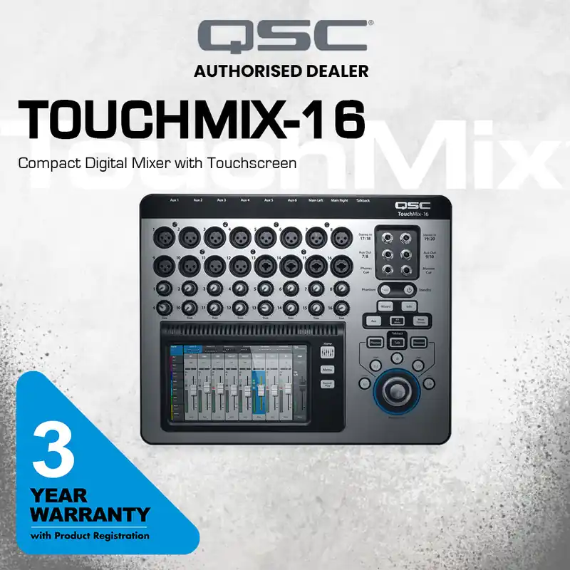 Best Choice QSC TouchMix-16 Compact Digital Mixer with Touchscreen