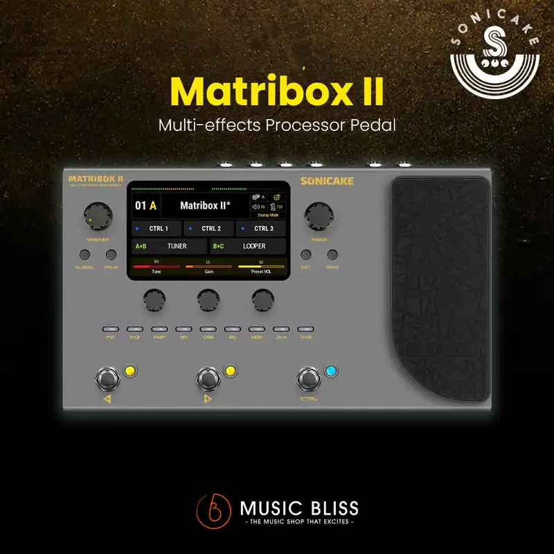 Sonicake QME-100 Matribox II Multi-effects Processor Pedal Limited Offer