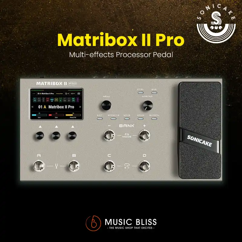 Don’t Miss Out Sonicake QME-200 Matribox II Pro Multi Effects Processor Pedal