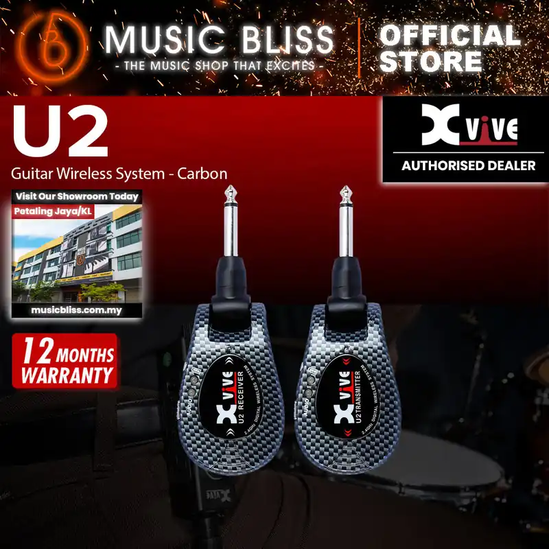 Xvive U2 2.4Ghz Digital Wireless Guitar System - Carbon Best Choice