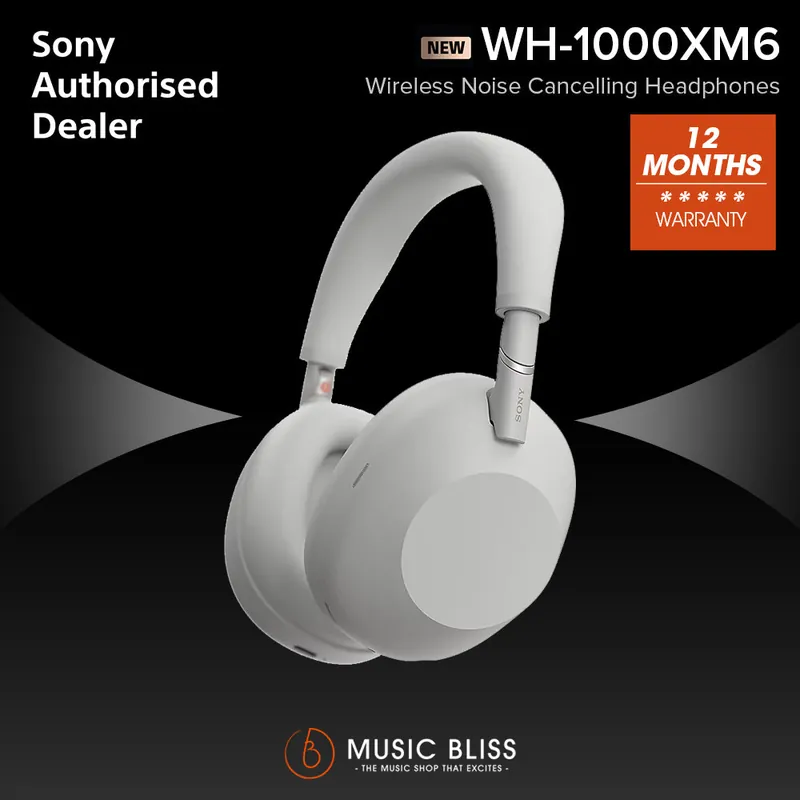 Cheap Sony WH-1000XM6 Wireless Noise Cancelling Headphones - Platinium Silver