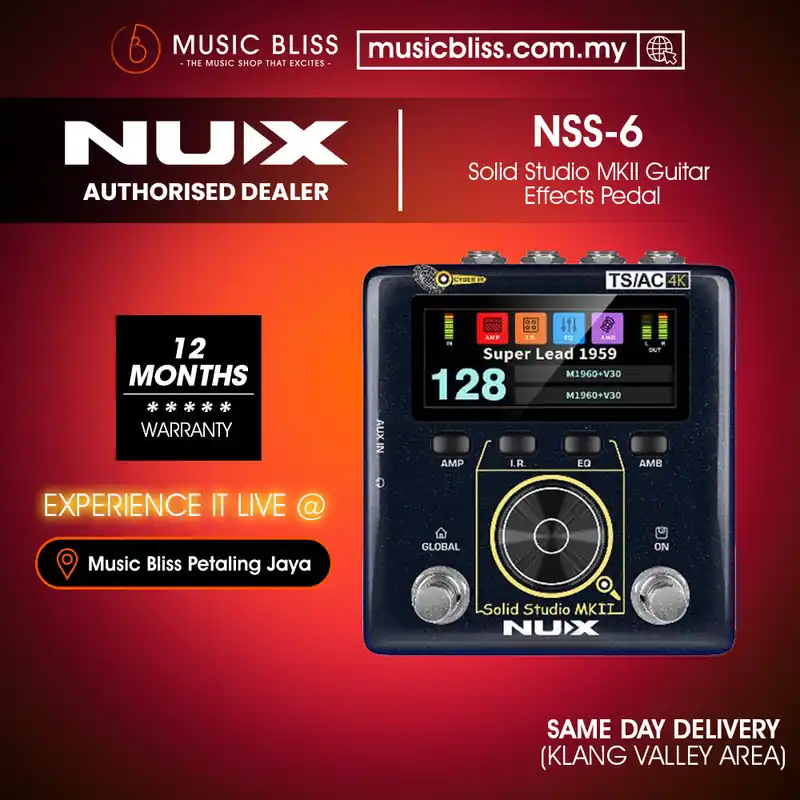 NUX NSS-6 Solid Studio MKII Guitar Effects Pedal Best Choice