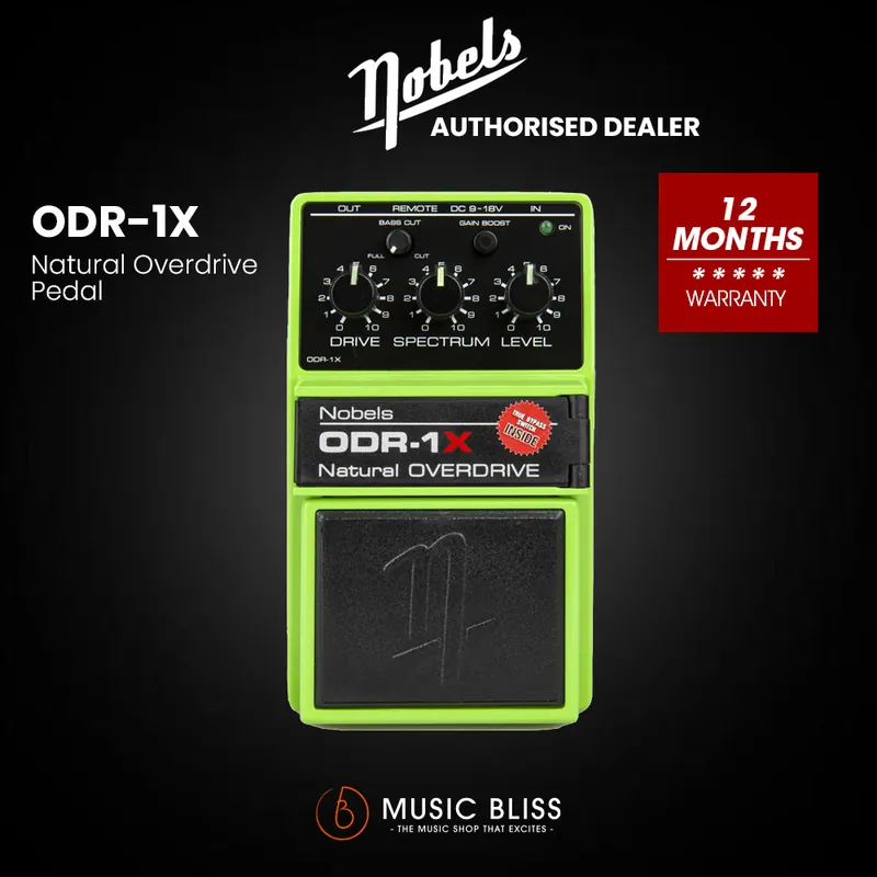 Wholesale Nobels ODR-1 X Natural Overdrive Pedal with Bass Cut Switch & Gain Boost