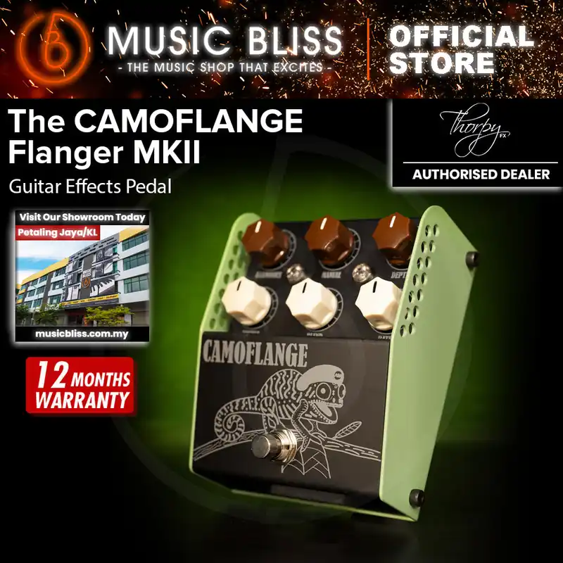 Thorpy FX Camoflange Flanger MKII Guitar Effects Pedal Big Sale