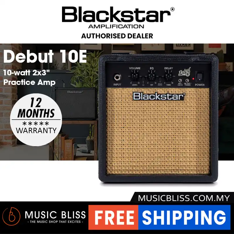 Blackstar Debut 10E 10-watt 2x3" Practice Amp - Black Save Now