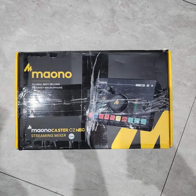 B STOCK (BS-298) MAONO AMC2 NEO One-Stop Streaming Audio Mixer & Sound Card - White Price Cut
